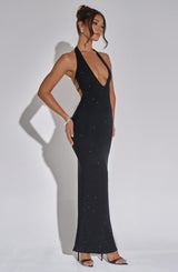 Zayde Maxi Dress - Black Dress Babyboo Fashion Premium Exclusive Design