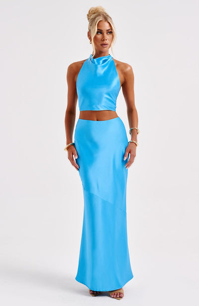 Zaylee Maxi Skirt - Blue Skirt XS Babyboo Fashion Premium Exclusive Design