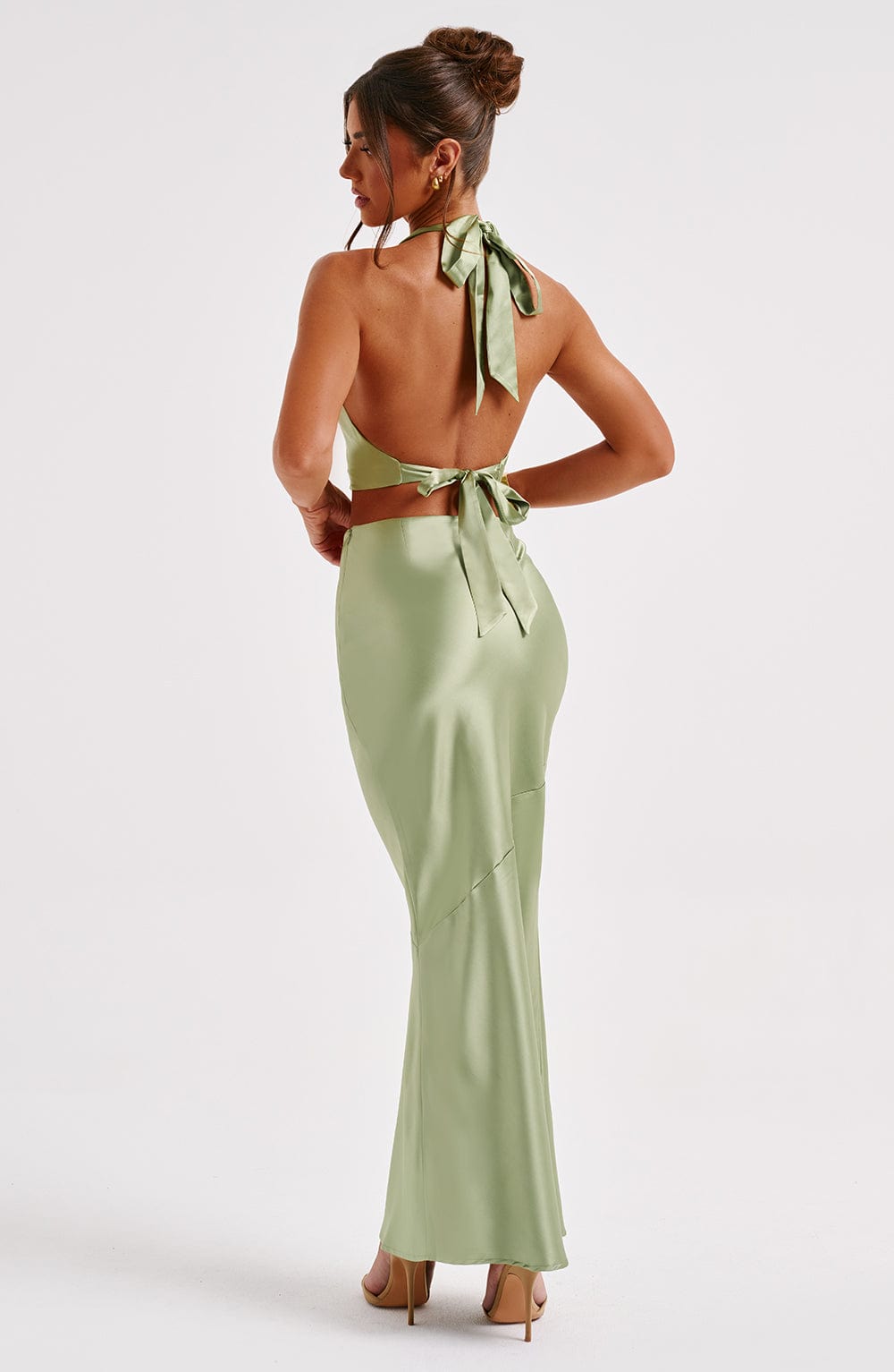 Zaylee Maxi Skirt - Khaki – Babyboo Fashion