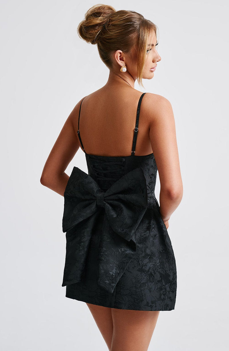 Zoella Mini Dress - Black Babyboo Fashion Zoella Mini Dress - Black Babyboo Fashion