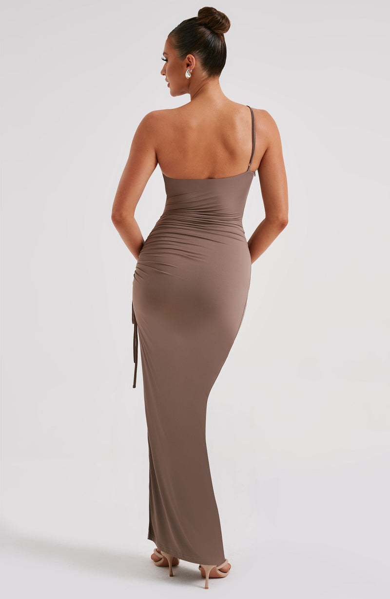 Zuri Maxi Dress - Chocolate Dress Babyboo Fashion Premium Exclusive Design