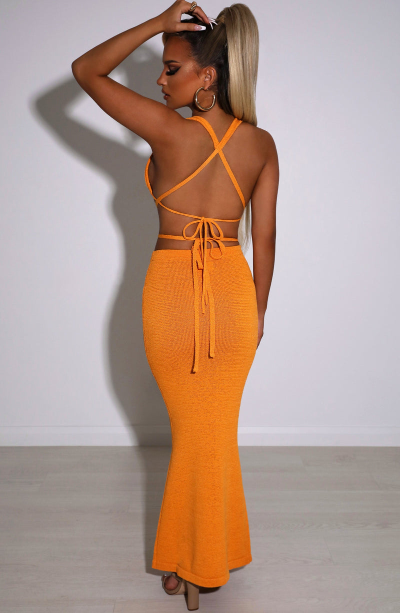 Alexa Maxi Skirt - Tangerine Skirts Babyboo Fashion Premium Exclusive Design