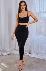 Abbi Set - Black Skirt set Babyboo Fashion Premium Exclusive Design
