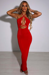 Alondra Maxi Dress - Red Babyboo Fashion Premium Exclusive Design