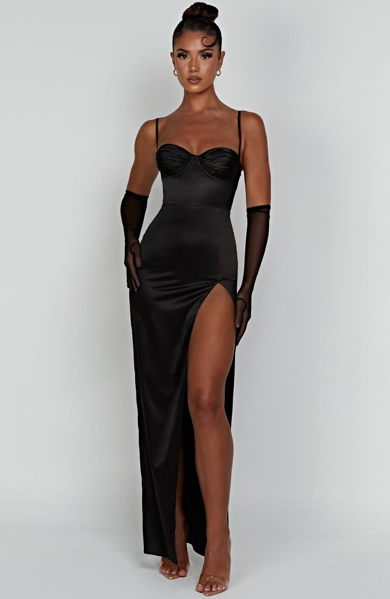 Alora Maxi Dress - Black Dress Babyboo Fashion Premium Exclusive Design