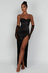 Alora Maxi Dress - Black Dress XS Babyboo Fashion Premium Exclusive Design