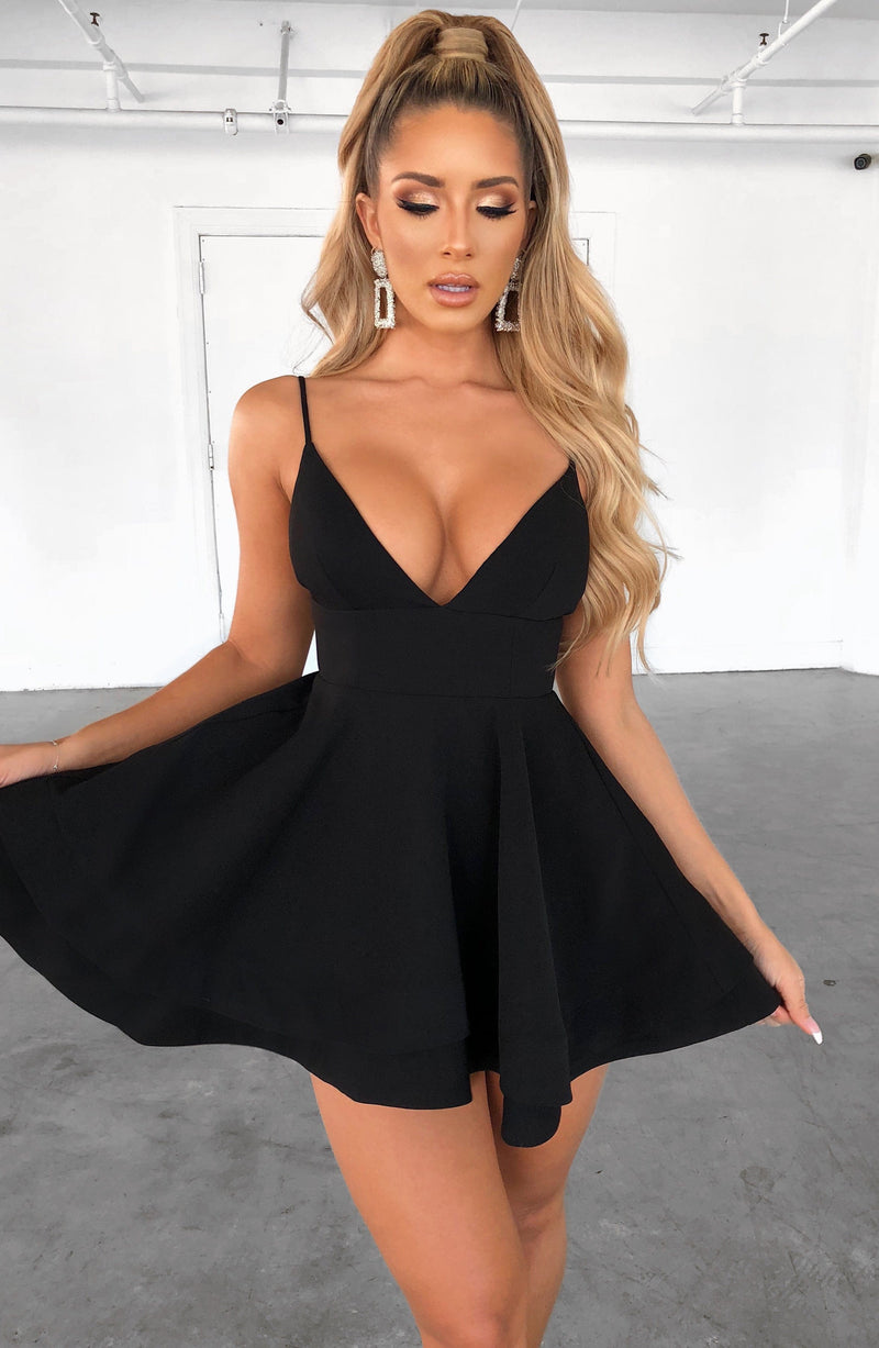 Amanda Mini Dress - Black Dress XS Babyboo Fashion Premium Exclusive Design