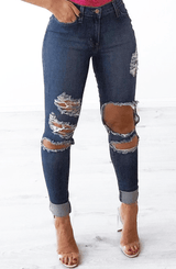 Amelia Jeans - Medium Blue Jeans XS Babyboo Fashion Premium Exclusive Design
