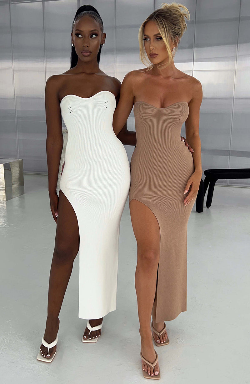Angela Maxi Dress - Mocha Dress Babyboo Fashion Premium Exclusive Design