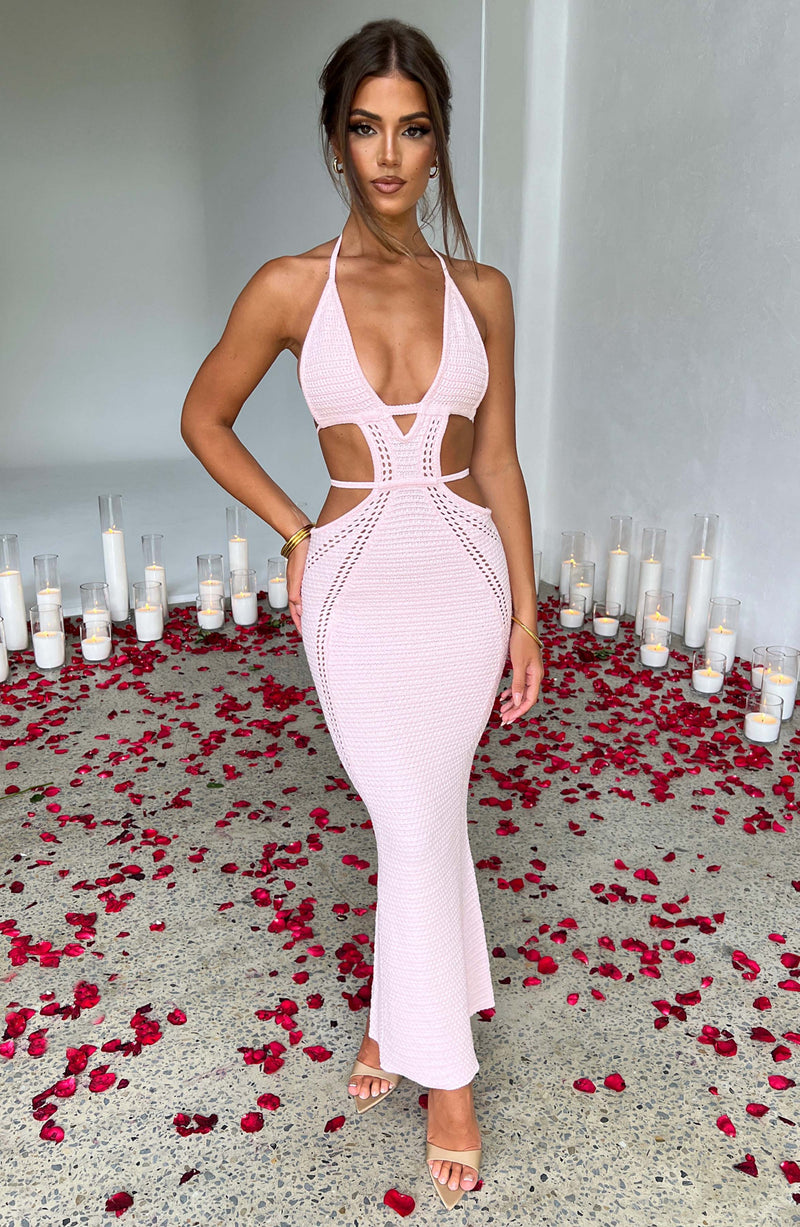 arabella backless dress Bec & Bridge Arabella Backless Satin Maxi Dress Beige BEC + BRIDGE