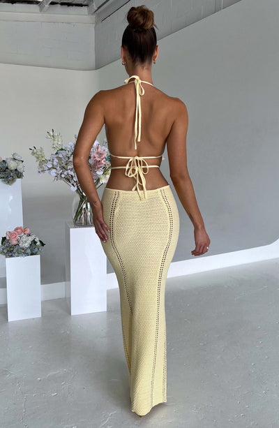 Arabella Maxi Dress - Lemon Dress Babyboo Fashion Premium Exclusive Design