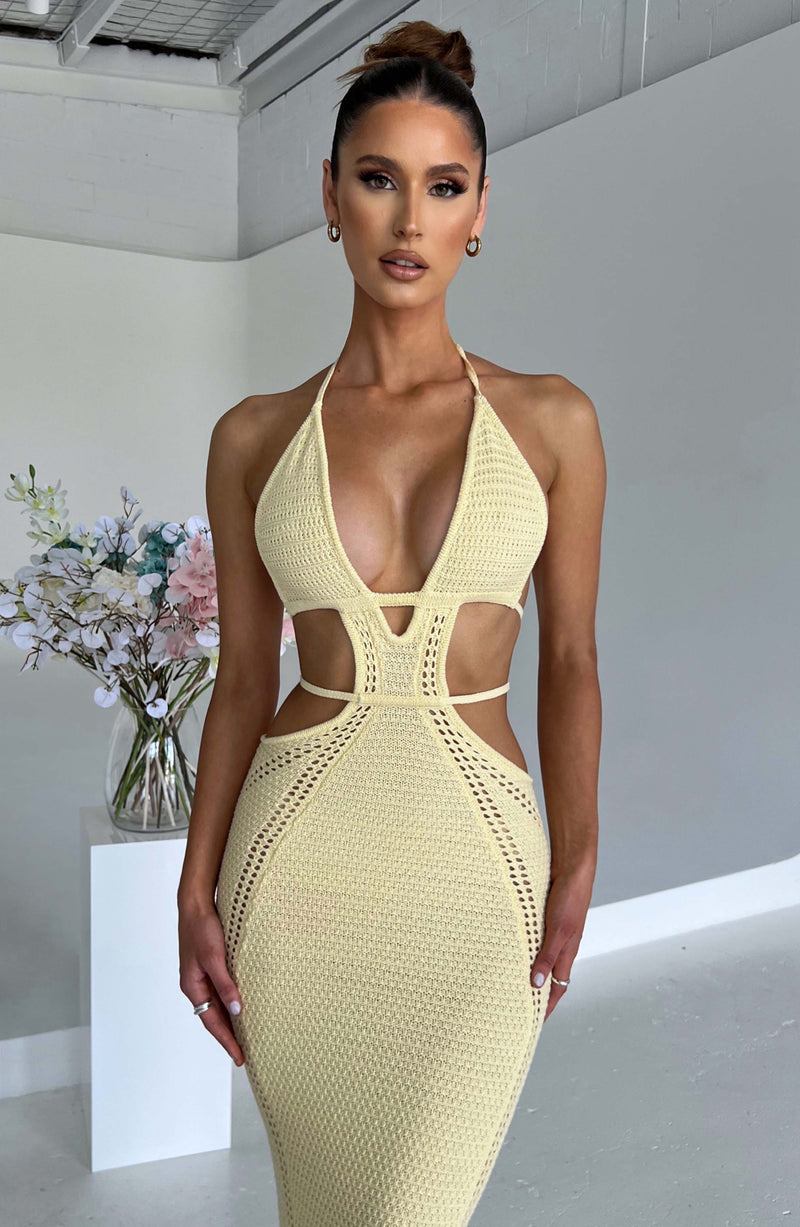 Arabella Maxi Dress - Lemon Dress Babyboo Fashion Premium Exclusive Design