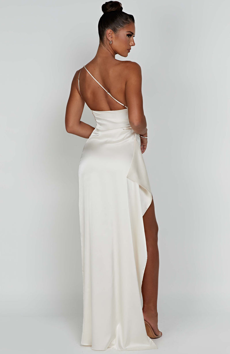 Ariel Maxi Dress - Ivory Babyboo Fashion Ariel Maxi Dress - Ivory Babyboo Fashion