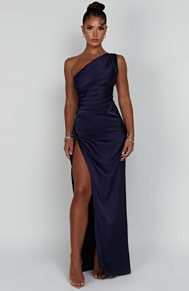 babyboo navy blue dress Angelina Maxi Dress