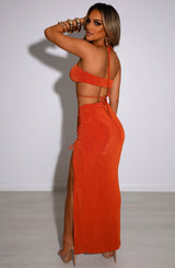 Ariela Maxi Skirt - Apricot Babyboo Fashion Premium Exclusive Design