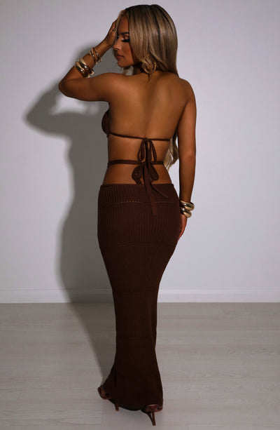 Aubery Maxi Skirt - Chocolate Babyboo Fashion Premium Exclusive Design