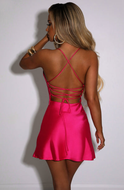 Avianna Mini Dress - Hot Pink Babyboo Fashion Premium Exclusive Design
