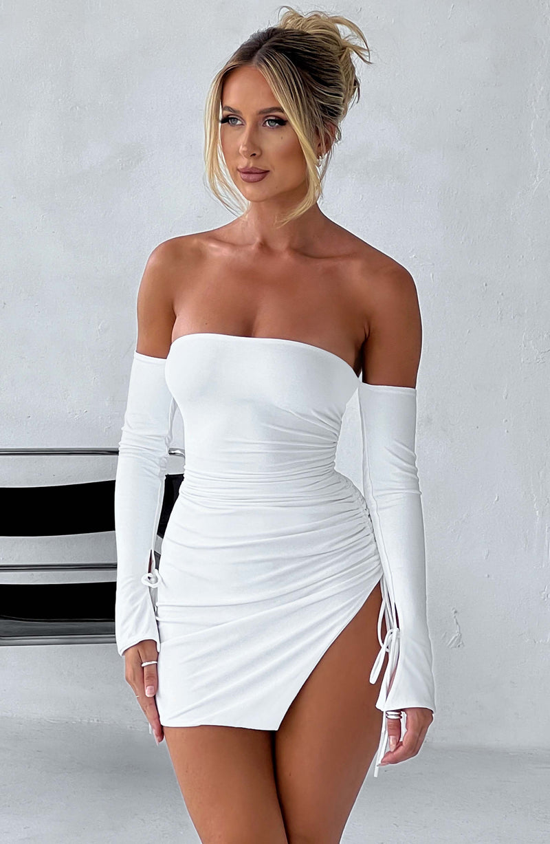 Becca Mini Dress - White – BABYBOO