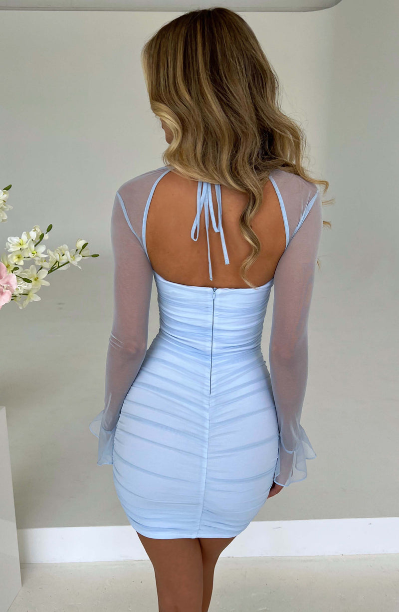Brea Mini Dress - Baby Blue Dress Babyboo Fashion Premium Exclusive Design