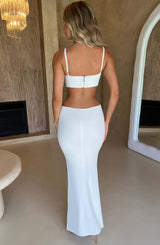 Celine Maxi Dress - White Dress Babyboo Fashion Premium Exclusive Design