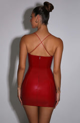 Cher Mini Dress - Red Babyboo Fashion Premium Exclusive Design