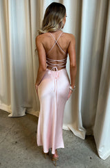 Cia Midi Dress - Baby Pink Babyboo Fashion Premium Exclusive Design