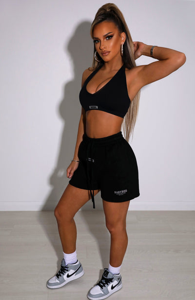 Cora Luxe Shorts - Black Shorts Babyboo Fashion Premium Exclusive Design