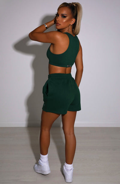 Cora Luxe Shorts - Emerald Babyboo Fashion Premium Exclusive Design