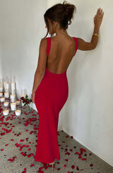 Cyanne Maxi Dress - Red Dress Babyboo Fashion Premium Exclusive Design