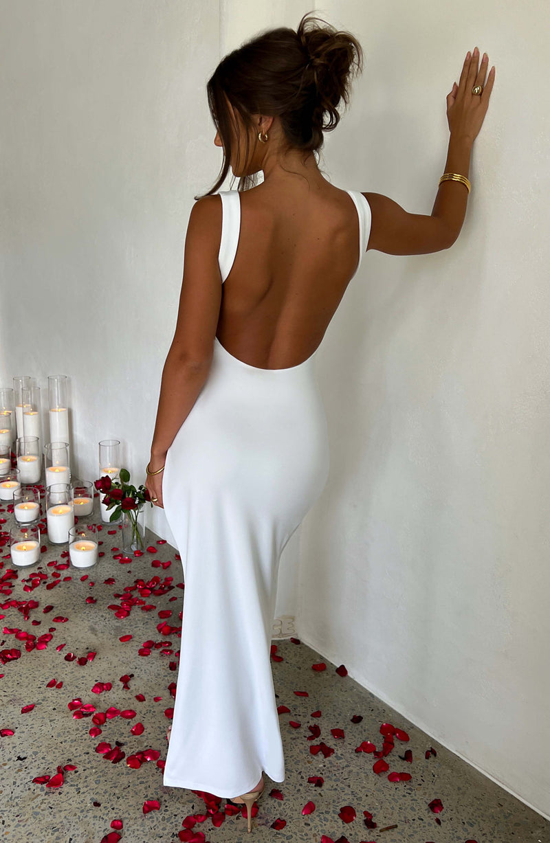 Cyanne Maxi Dress - White Dress Babyboo Fashion Premium Exclusive Design