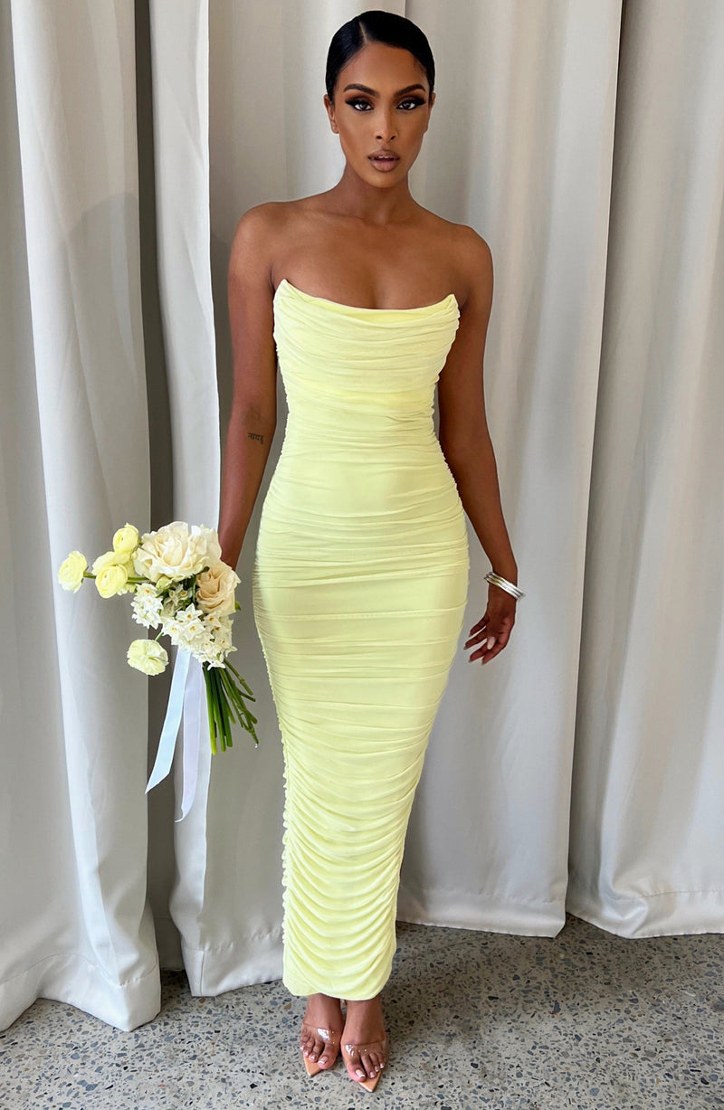 Demi Maxi Dress - Lime Babyboo Fashion Demi Maxi Dress - Lime Babyboo Fashion
