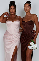 Despina Maxi Dress - Blush Dress Babyboo Fashion Premium Exclusive Design