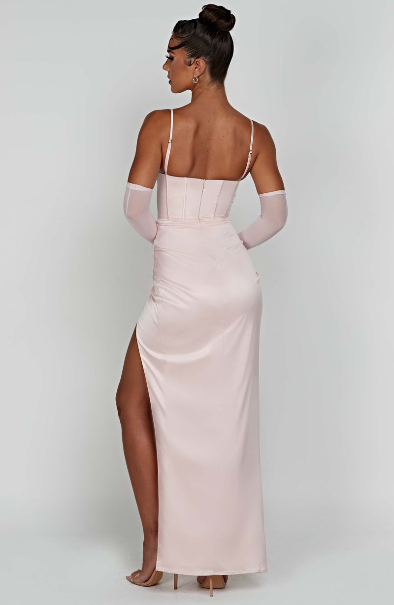 Despina Maxi Dress - Blush Dress Babyboo Fashion Premium Exclusive Design