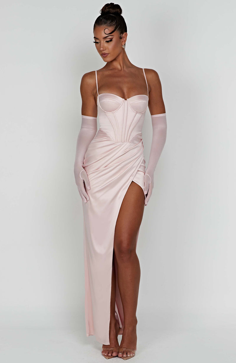 Despina Maxi Dress - Blush Dress XS Babyboo Fashion Premium Exclusive Design