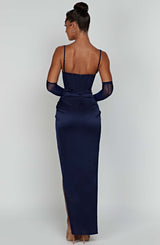 Despina Maxi Dress - Navy Dress Babyboo Fashion Premium Exclusive Design