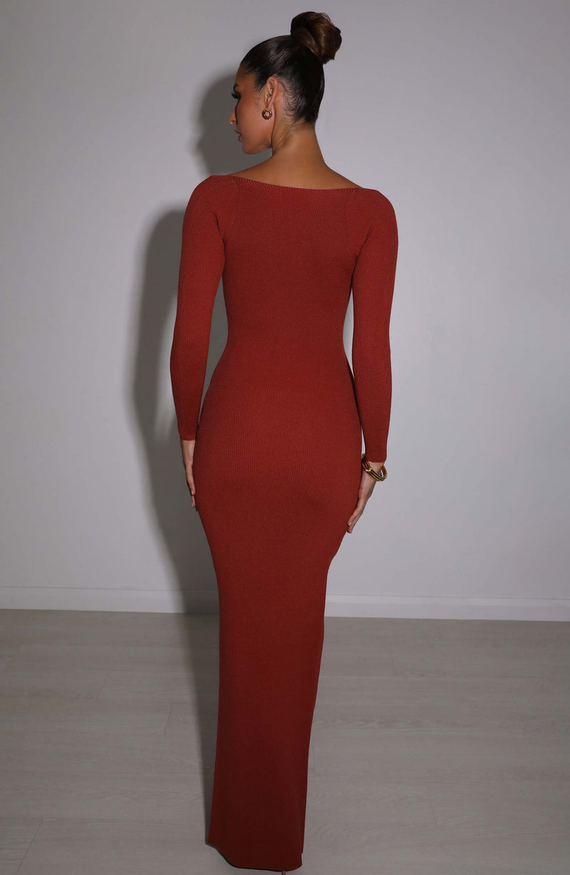 Eden Maxi Dress - Rust Babyboo Fashion Premium Exclusive Design