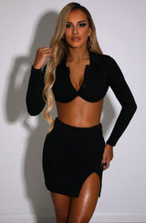 Eliza Mini Skirt - Black Babyboo Fashion Premium Exclusive Design