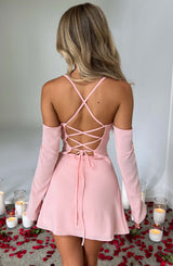 Fiona Mini Dress - Blush Dress Babyboo Fashion Premium Exclusive Design