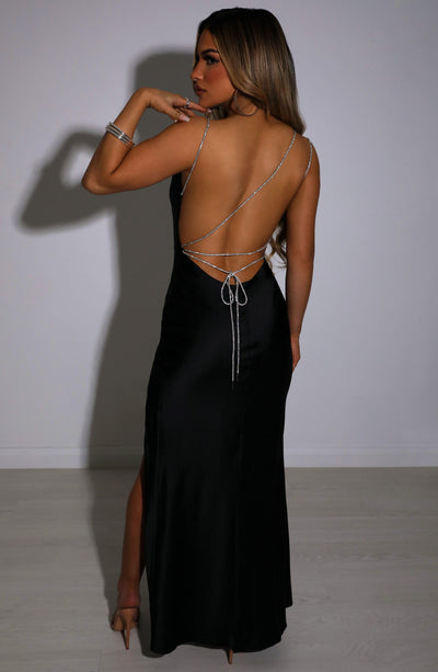 Galani Midi Dress - Black Babyboo Fashion Premium Exclusive Design