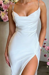 Galani Midi Dress - White Babyboo Fashion Premium Exclusive Design