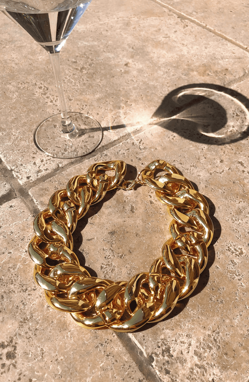 Helene Chain Necklace - Gold Accessories ONESIZE Babyboo Fashion Premium Exclusive Design