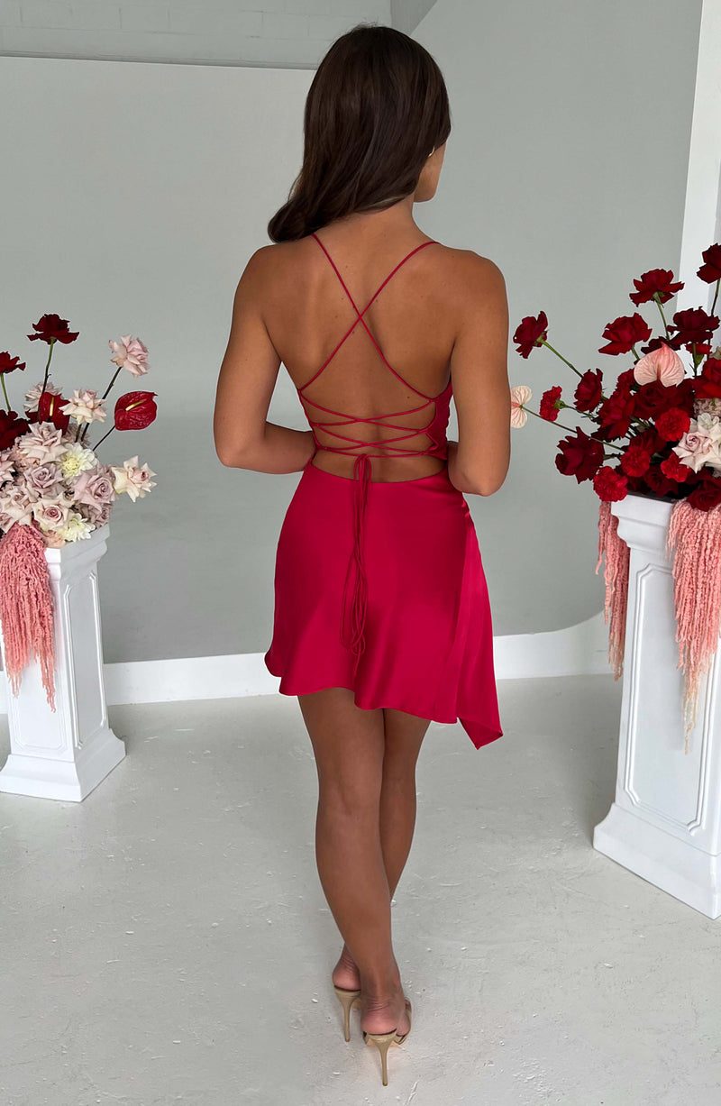 Ilia Mini Dress - Red Dress Babyboo Fashion Premium Exclusive Design