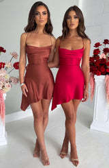 Ilia Mini Dress - Red Dress Babyboo Fashion Premium Exclusive Design
