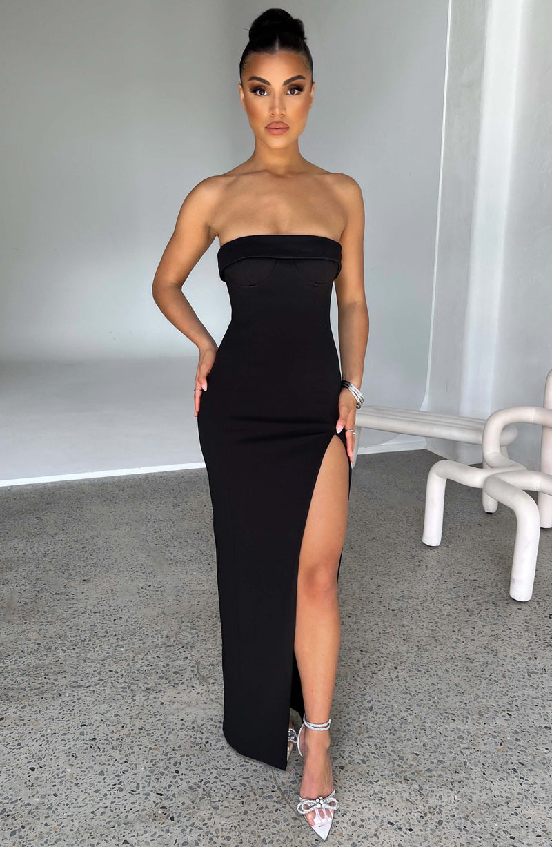 Indica Maxi Dress - Black XS Babyboo Fashion Premium Exclusive Design