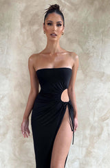 Indigo Maxi Dress - Black XS Babyboo Fashion Premium Exclusive Design