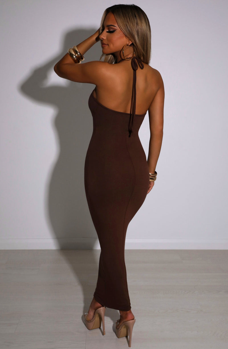 Indria Maxi Dress - Chocolate Babyboo Fashion Premium Exclusive Design