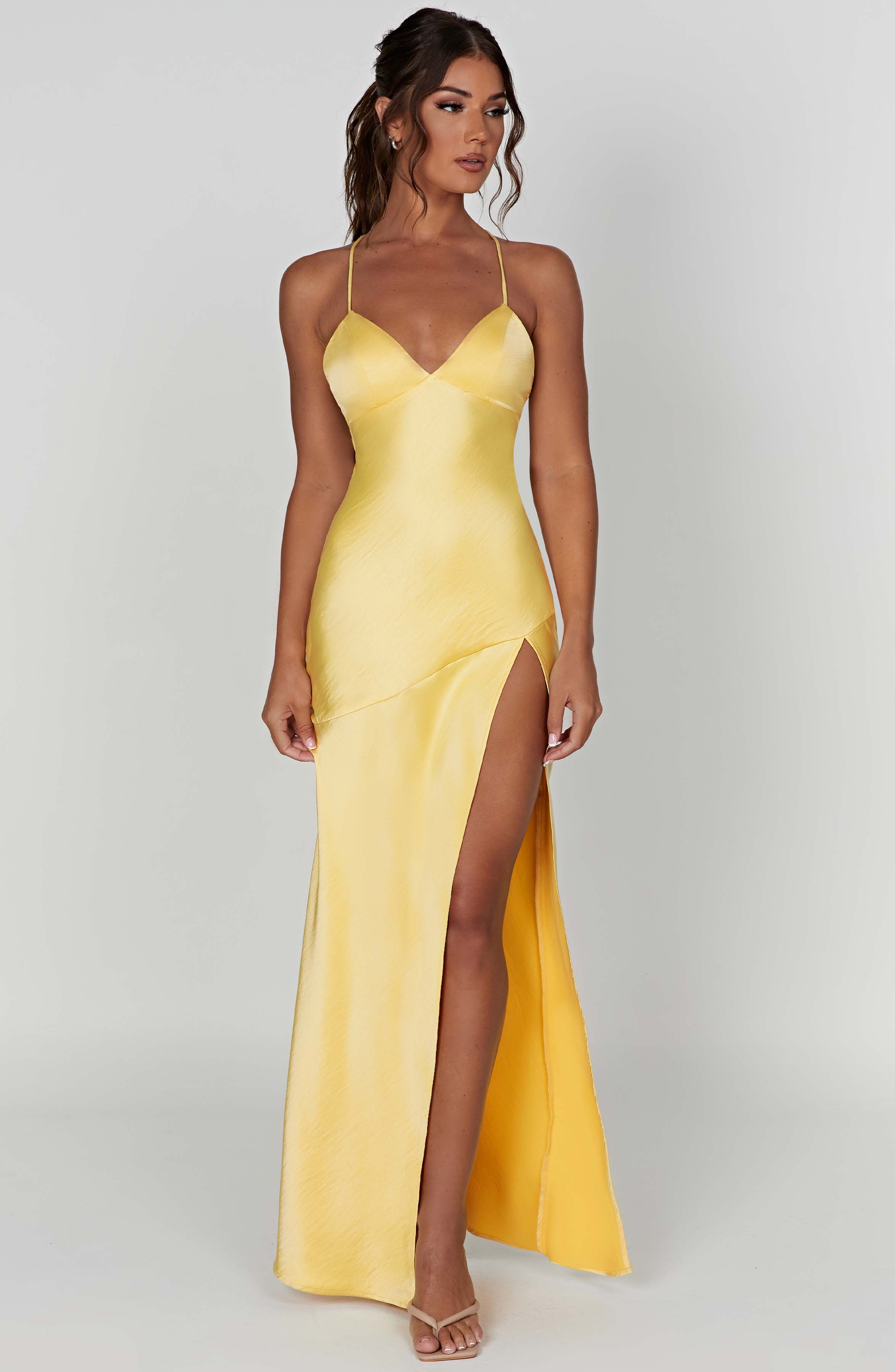 Maribelle Maxi Dress - Lemon
