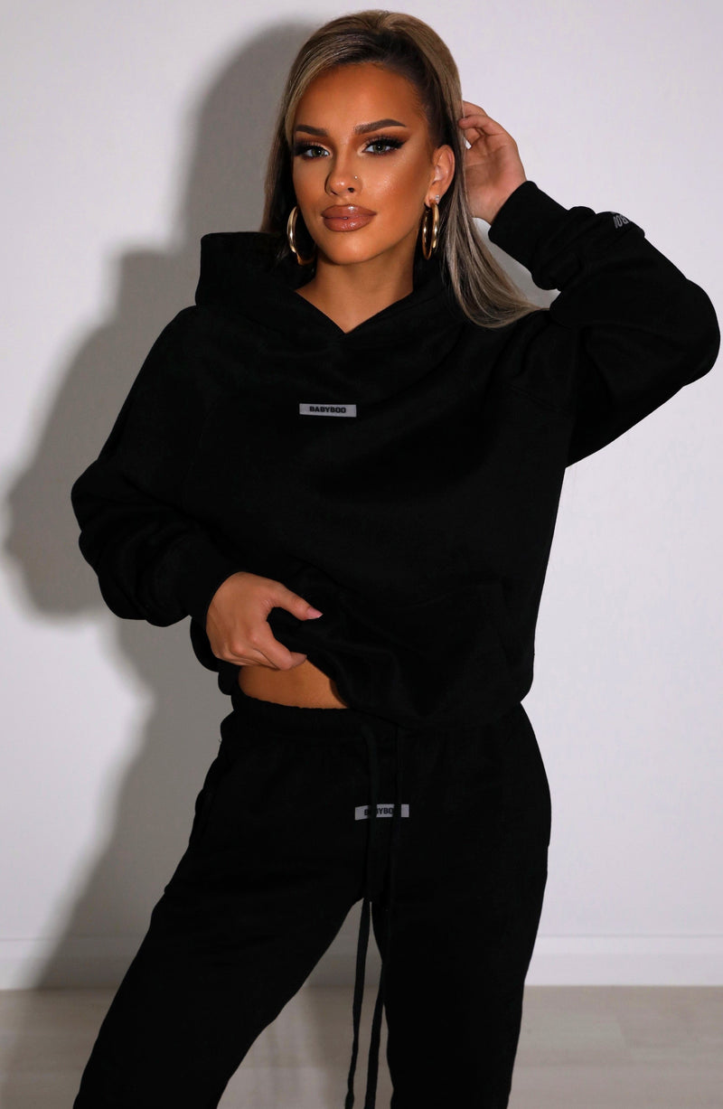 Ivy Luxe Hoodie - Black Tops XS/S Babyboo Fashion Premium Exclusive Design