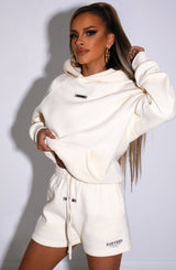 Ivy Luxe Hoodie - Cream Tops Babyboo Fashion Premium Exclusive Design