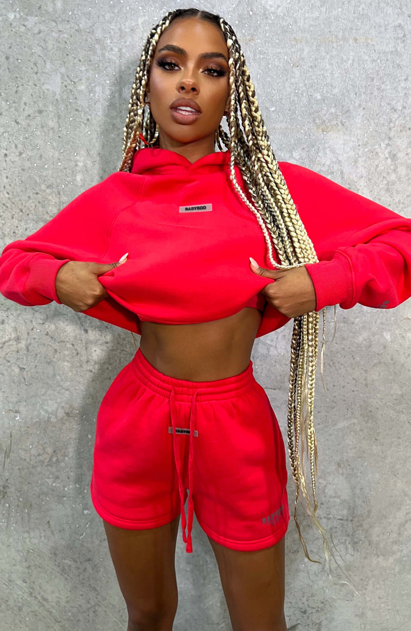 Ivy Luxe Hoodie - Red Babyboo Fashion Premium Exclusive Design